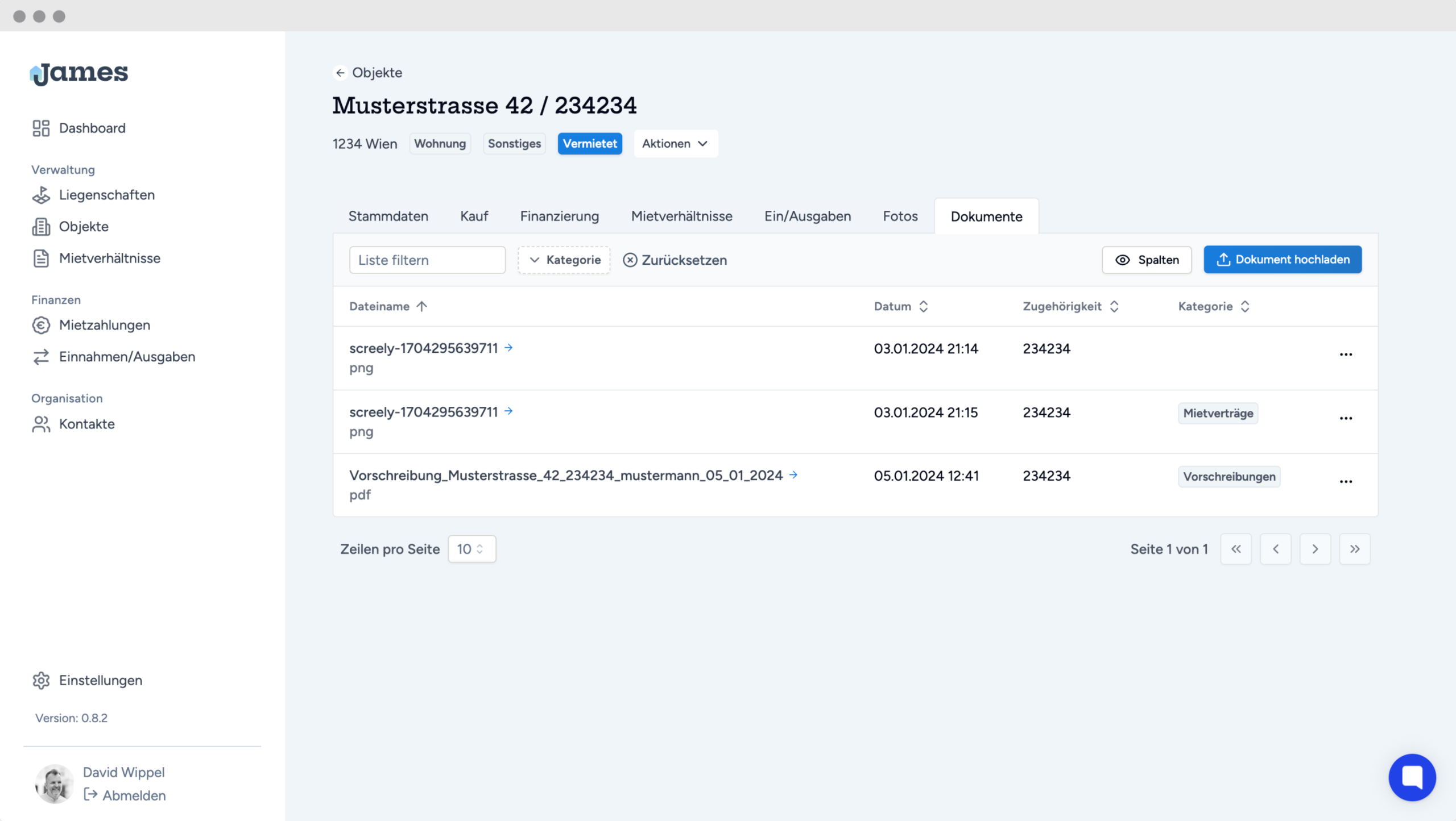 Alles auf einen Blick